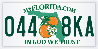 FL license plate 0448KA