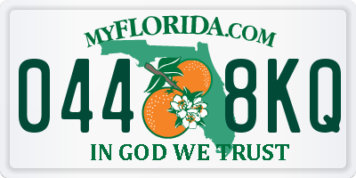 FL license plate 0448KQ