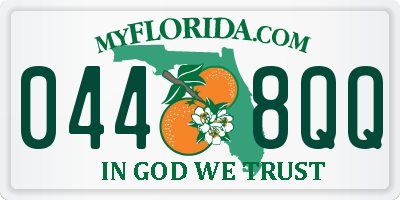 FL license plate 0448QQ