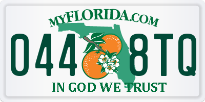 FL license plate 0448TQ