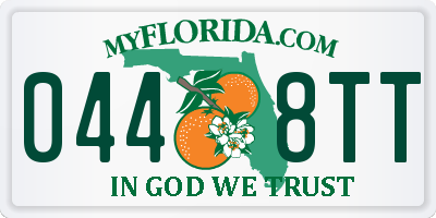 FL license plate 0448TT