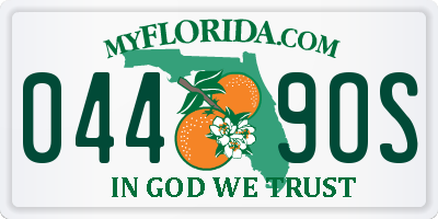 FL license plate 0449OS