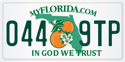FL license plate 0449TP