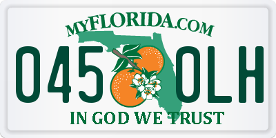 FL license plate 0450LH