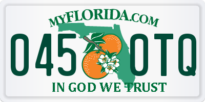 FL license plate 0450TQ