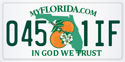 FL license plate 0451IF