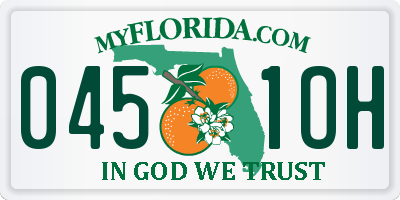 FL license plate 0451OH