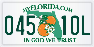 FL license plate 0451OL