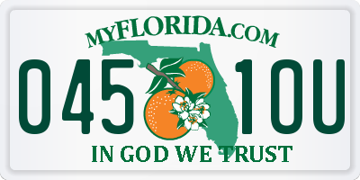 FL license plate 0451OU