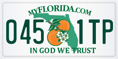 FL license plate 0451TP