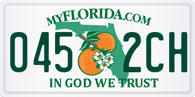 FL license plate 0452CH