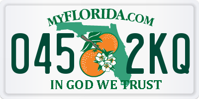 FL license plate 0452KQ