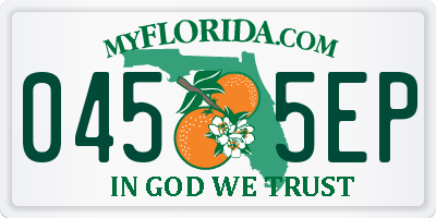 FL license plate 0455EP
