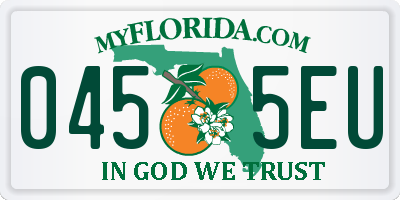 FL license plate 0455EU
