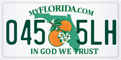 FL license plate 0455LH