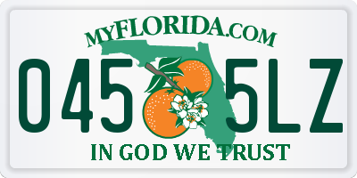 FL license plate 0455LZ