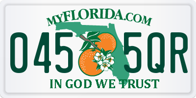 FL license plate 0455QR