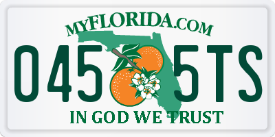 FL license plate 0455TS