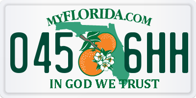 FL license plate 0456HH