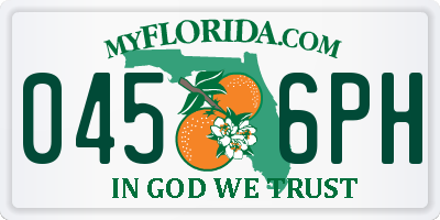 FL license plate 0456PH