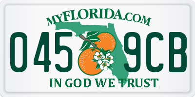 FL license plate 0459CB