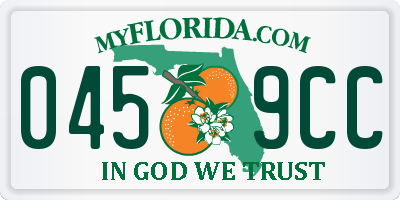 FL license plate 0459CC