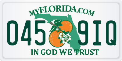 FL license plate 0459IQ