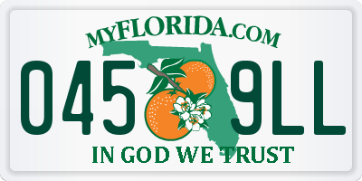 FL license plate 0459LL