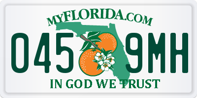 FL license plate 0459MH