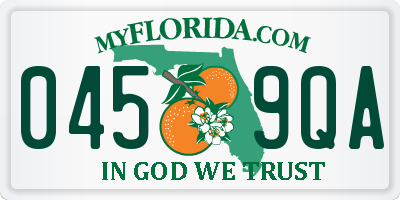 FL license plate 0459QA