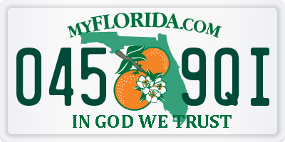 FL license plate 0459QI