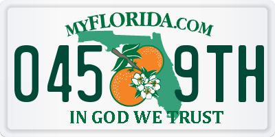 FL license plate 0459TH