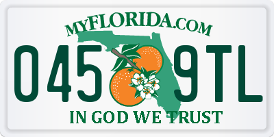 FL license plate 0459TL