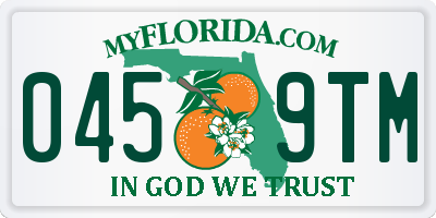 FL license plate 0459TM