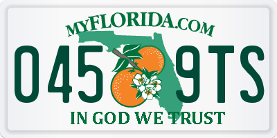 FL license plate 0459TS