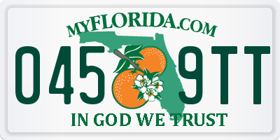 FL license plate 0459TT