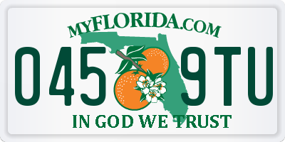 FL license plate 0459TU