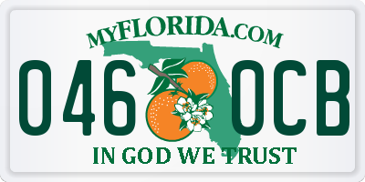 FL license plate 0460CB