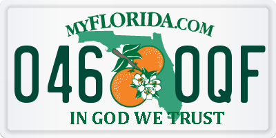 FL license plate 0460QF