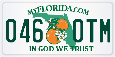 FL license plate 0460TM