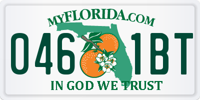 FL license plate 0461BT