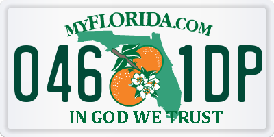 FL license plate 0461DP