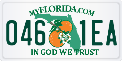 FL license plate 0461EA