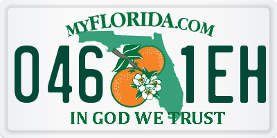 FL license plate 0461EH