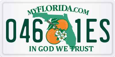 FL license plate 0461ES