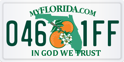 FL license plate 0461FF