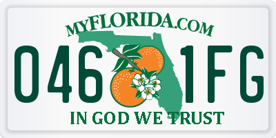 FL license plate 0461FG