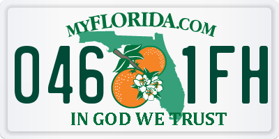 FL license plate 0461FH