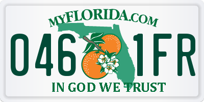 FL license plate 0461FR
