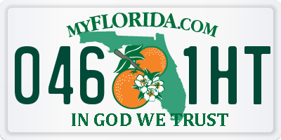 FL license plate 0461HT